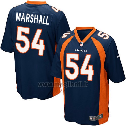 Maglia NFL Game Denver Broncos Marshall Blu